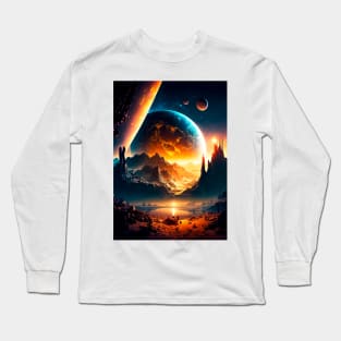 Chaos Explored: Universe's Magic Long Sleeve T-Shirt